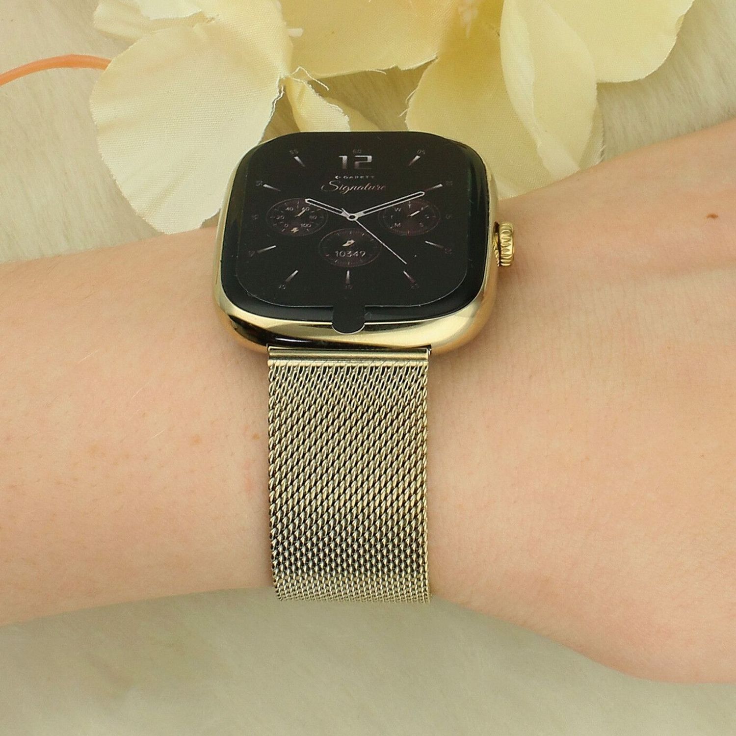 Zegarek Garett  folow złoty mesh.jpg